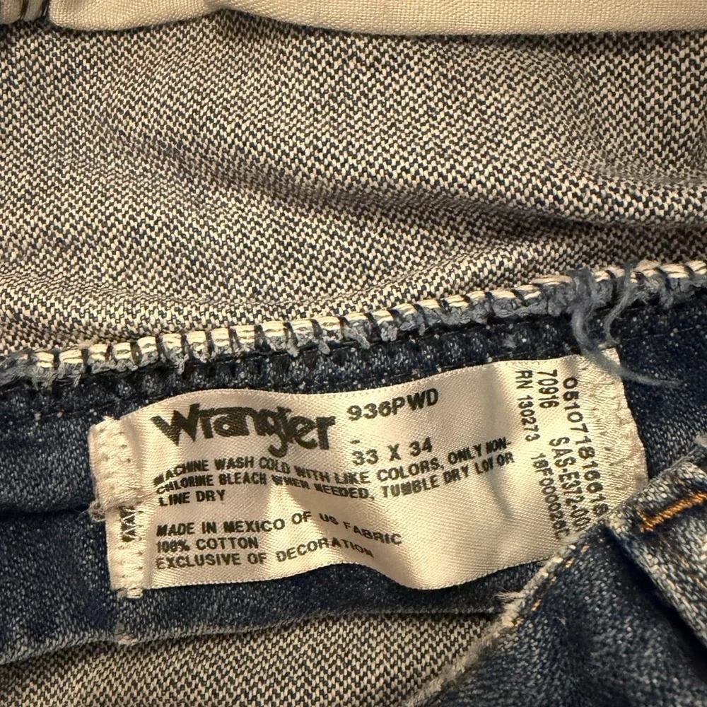 Wrangler Cowboy Cut Slim Fit Jeans Size 33x34